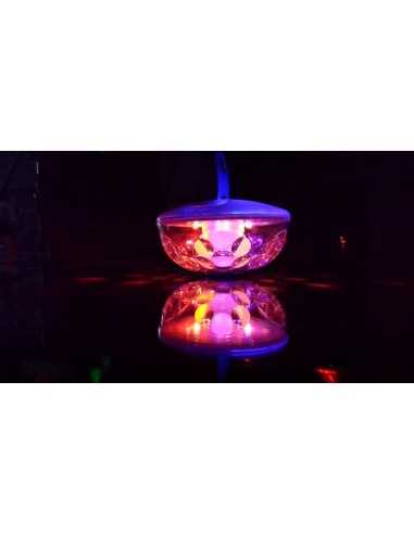 Luz flotante solar