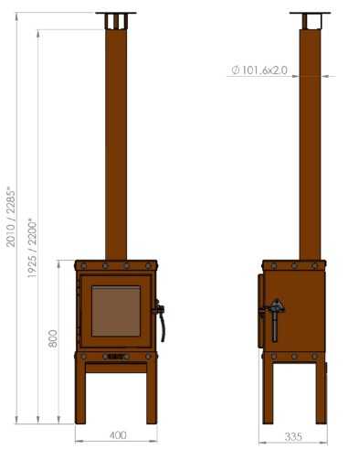 Estufa de leña PIQUIA