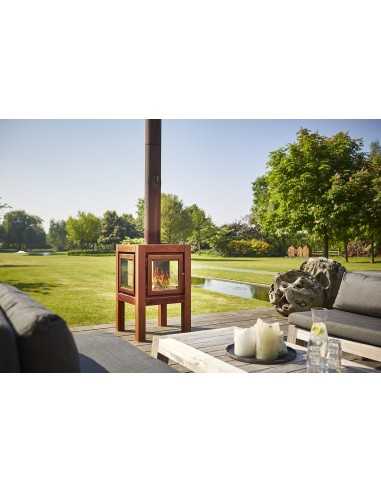 Estufa de leña pequeña QUARUBA L Estufa de leña pequeña QUARUBA L