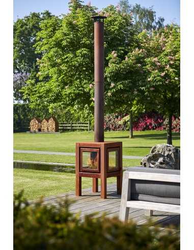 Estufa de leña pequeña QUARUBA L Estufa de leña pequeña QUARUBA L