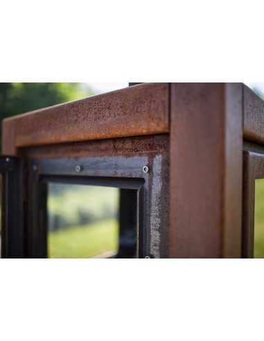 Estufa de leña pequeña QUARUBA L Estufa de leña pequeña QUARUBA L