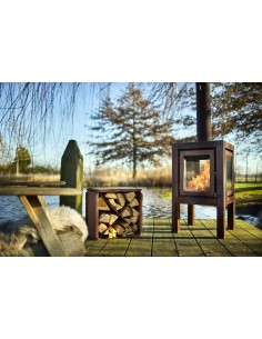 Estufas de acero de leña QUARUBA XL 2