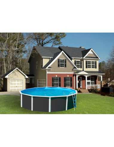 Piscinas Elevadas Desmontables Circulares ANTRACITA PRESTIGIO 120 Piscinas Elevadas Desmontables Circulares ANTRACITA PRESTIGIO 120
