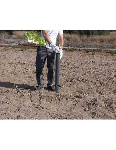 Plantadora manual punta sencilla