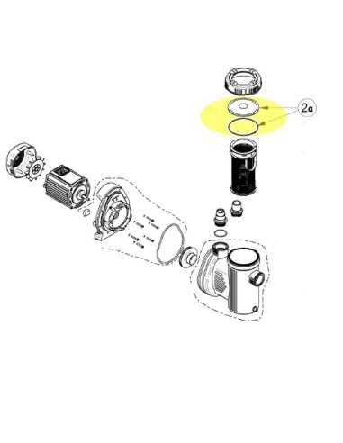 Tapadera+junta prefiltro WP7/8 y WP19/21