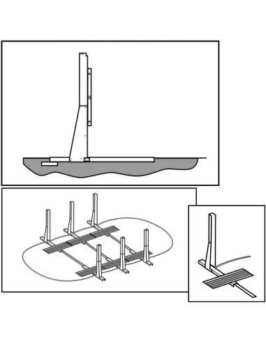 Piscina Desmontable Antracita IBIZA Piscina Desmontable Antracita IBIZA
