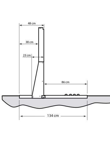 Piscina Desmontable Antracita IBIZA Piscina Desmontable Antracita IBIZA