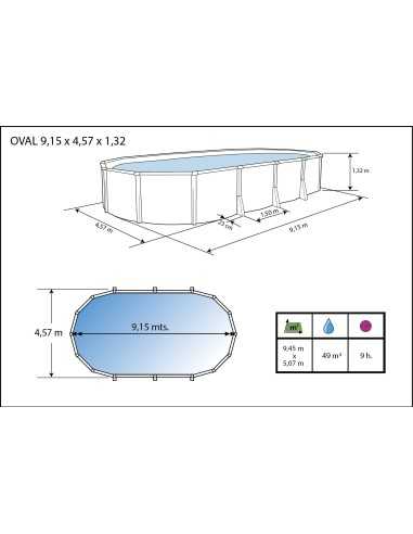 Piscina Desmontable IBIZA Prestigio