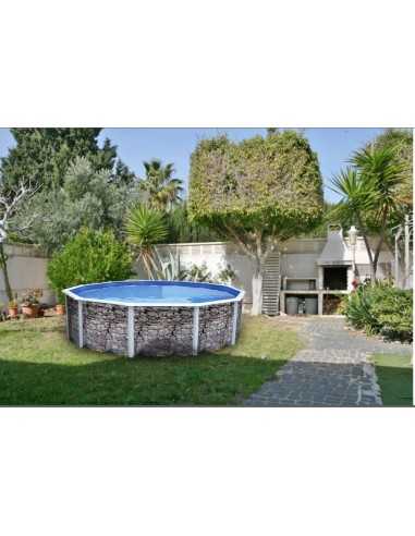 Piscina Desmontable Circular PIEDRA GRIS Piscina Desmontable Circular PIEDRA GRIS