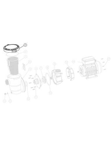 Tapa para prefiltro (bomba 72527)