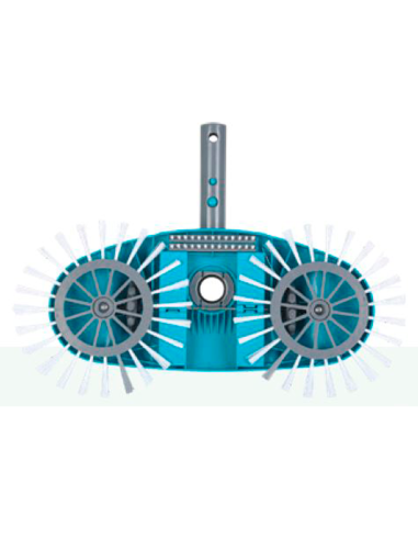 Limpiafondos con ruedas giratorias