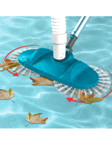 Limpiafondos con ruedas giratorias