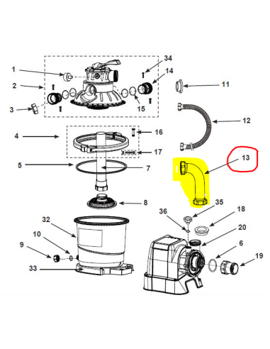 Manguera para filtro INTEX
