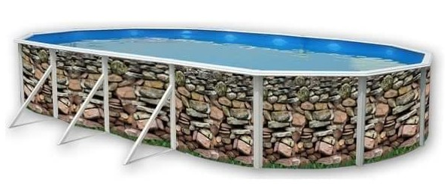 Piscina Decorada Piedra